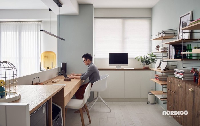Minimalist simple ideas office workspace