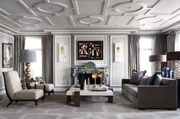 Classic modern style interior characteristics