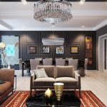 Modern classic apartment interior decor interiors stylish style features room living designs wall furniture apartments combining trendy impression bring would